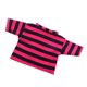 thumbnail image 2 of Ropa para muñecas Sunnimix Disfraz Camiseta a rayas Rosa roja 18 pulgadas, 2 of 4
