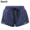 thumbnail image 2 of Pantalones cortos de malla para mujer, con bolsillos, cintura alta, de licra, para entrenamiento, gimnasio, yoga, compresión, 2 of 6