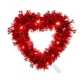 thumbnail image 6 of Glowing Ornaments Led Decoration Wreath Red Heart Shaped Garland Valentine Day WHITE LIGHT, 6 of 7