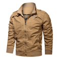 thumbnail image 2 of Men‘s Autumn And Winter Loose Lapel Plus Size Jacket With Pockets, 2 of 6