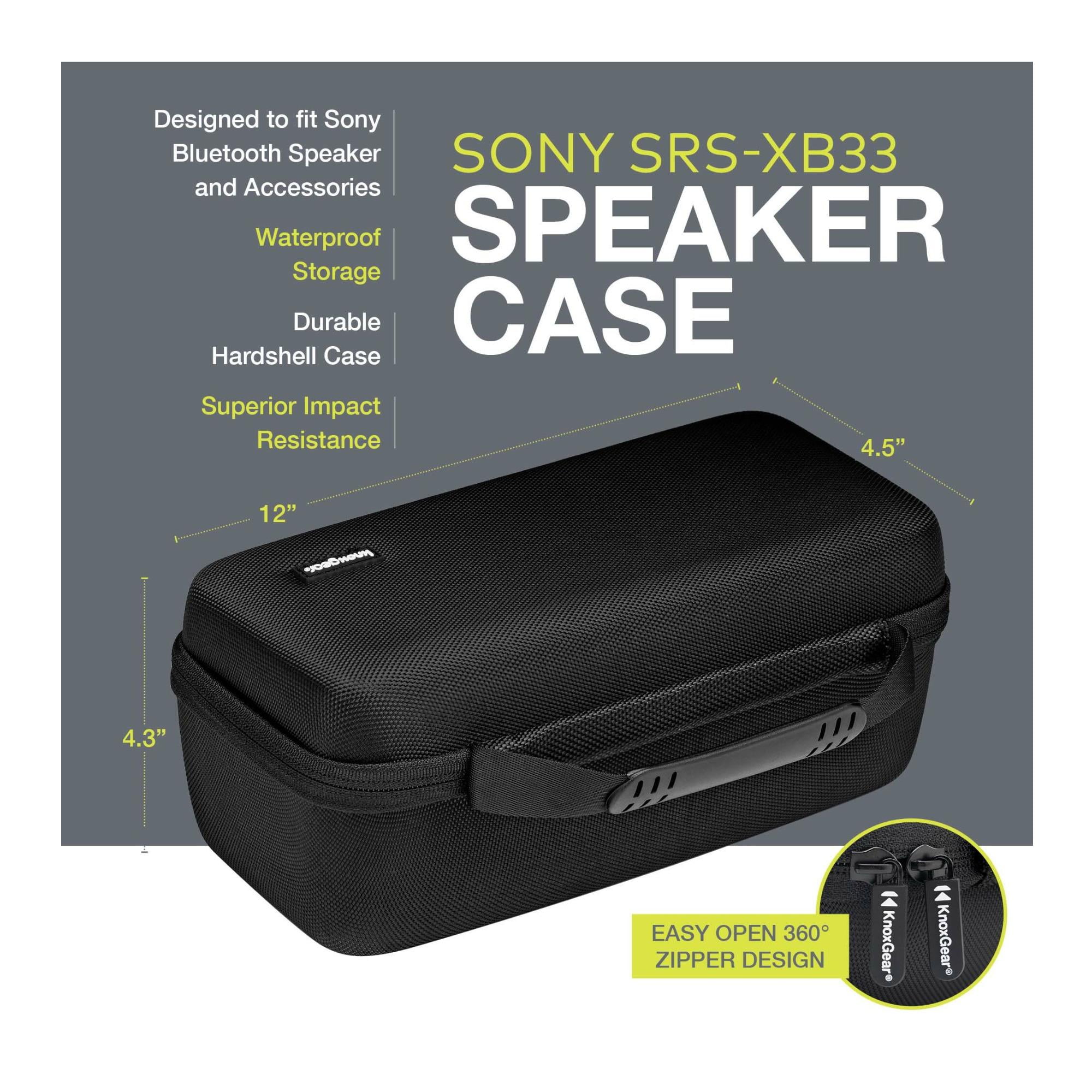 Knox Gear Hard Travel/Storage Case for Sony SRS-XB33 Portable