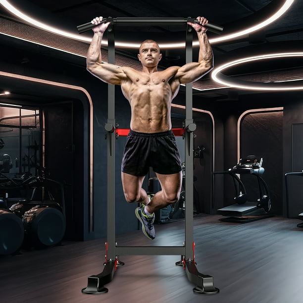 Ainfox adjustable power tower pull up bar strength fitness hotsell