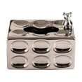 thumbnail image 4 of GUOOL Creative Ceramic Tissue Box Cover Decorative Rectangle Facial Tissue Holder Case Argent, 4 of 9