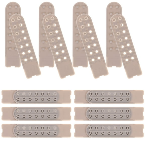 10 Pairs of Hat Closure Replacement Repair Buckles Fastener Snap Plastic Cap Extenders Hat Straps Buckles