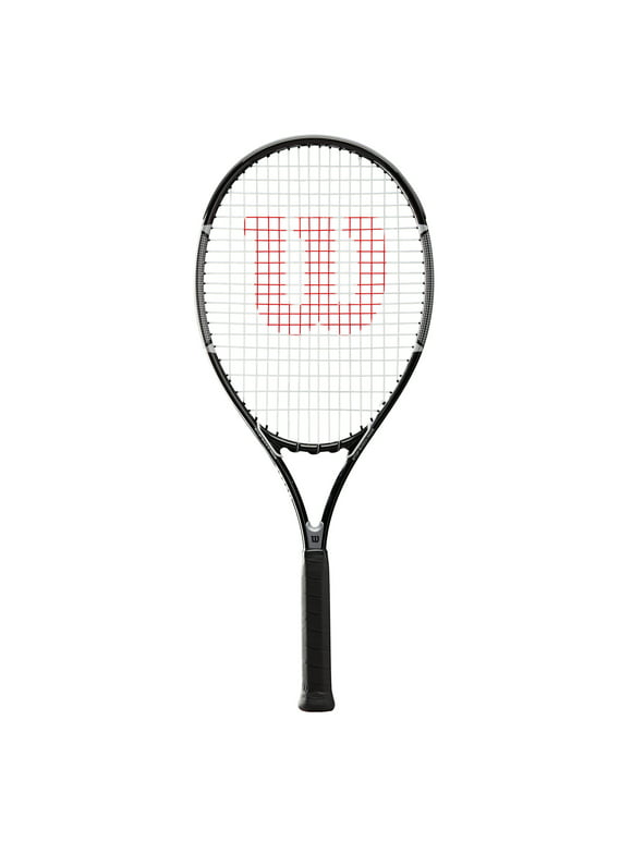 Wilson OS Max Adult 27.5 Inch Tennis Racket, Grip Size 3 - Black