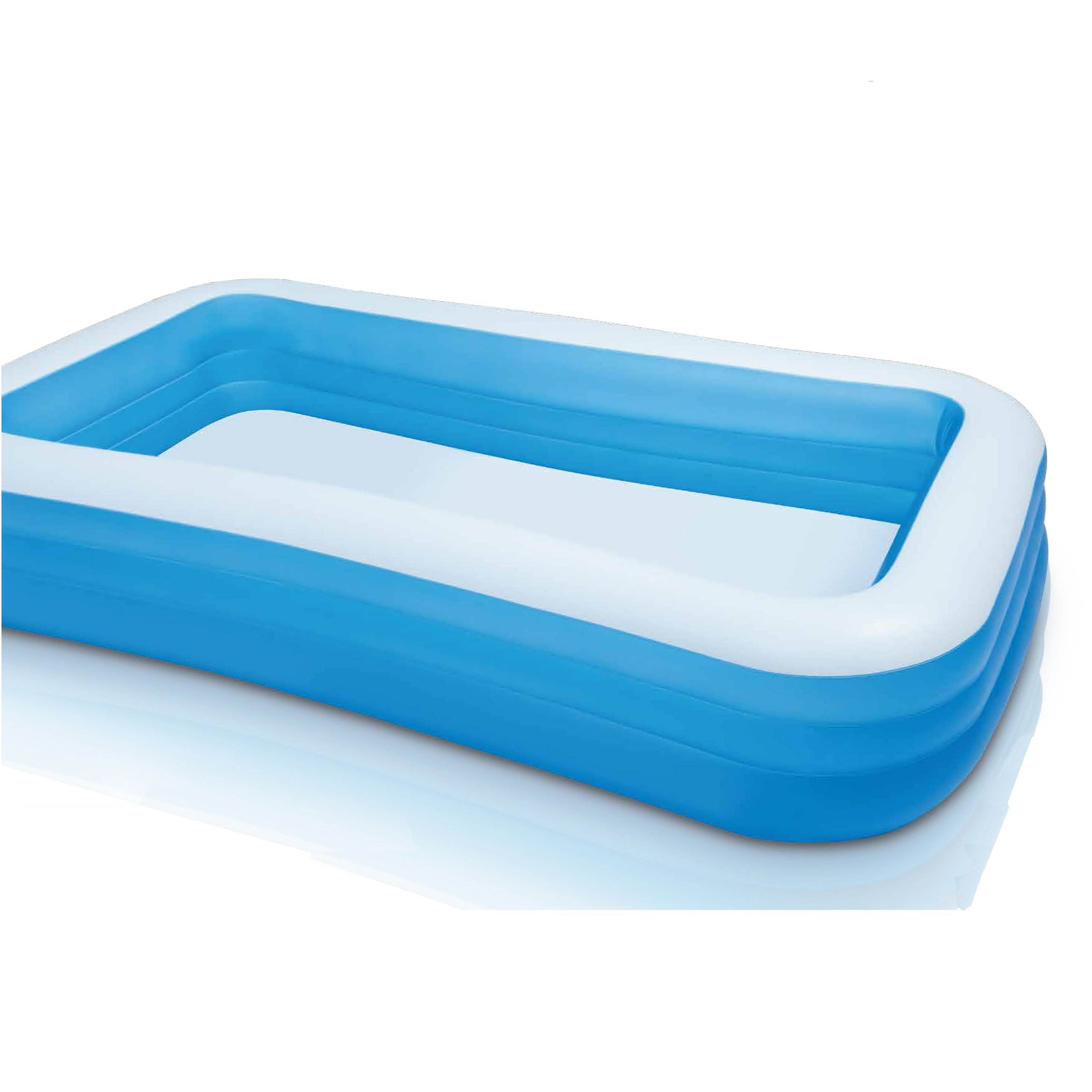 Intex Swim Center Family Inflatable Pool, 120" X 72" X 22", for Ages 6+