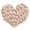 Khaki, variant on lanema Delicate Braided Heart Pattern Hand Woven Pillow Soft Polyester for Bed Sofa