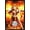 Black Framed Version, variant on Demon Slayer: Mugen Train - Kyojuro Rengoku One Sheet Wall Poster, 14.725" x 22.375"