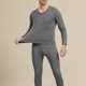 thumbnail image 5 of Ropa interior térmica para hombre, calzoncillos largos con forro de lana, conjunto de ropa interior larga para clima frío, parte superior e inferior de invierno, 5 of 7