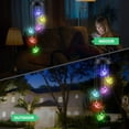 thumbnail image 2 of LINLIN  Solar Wind Chime Light, Wind Chime Lights Color Changing Outdoor Home Mobile Hanging Bells Chime Waterproof for Patio Yard Garden, 2 of 8