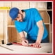 thumbnail image 5 of 2 Pcs Precision Marking T Ruler Woodworking Scriber T Square Ruler 12 Inch 6 Inch Architect Ruler for Carpenter Work, 5 of 5