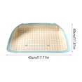 thumbnail image 3 of LiUMX Rectangular Silicone Pet Feeding Mat for Cats and Dogs, Non-Slip Waterproof Placemat with Spill-Proof Raised Edges, Easy-Clean Dishwashable Pet Bowl Tray, 3 of 6