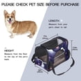 thumbnail image 2 of Halloween Ghost Premium Fabric Pet Bag - Durable 900D Oxford Cloth, Sherpa Base, and Nylon Webbing - Size: 17x10x11.8in, Ideal for Travel and Outdoor Adventures!, 2 of 7