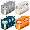 thumbnail image 6 of ULTNICE 12Pcs Decorative Owl Hooks Assorted Color Modern Style Wall Hanging Families Bathroom, 6 of 8