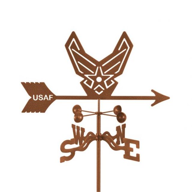 EZ Vane EZ1700-4S New Air Force Weathervane with Four Sided Mount