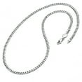 thumbnail image 2 of Metal Masters Mens 4mm Sterling Silver 925 Italian Curb Chain Necklace 16 18 20 22" 24" 30, 2 of 5