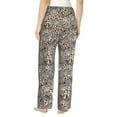 thumbnail image 3 of Xecao Zebra Women's Straight Lounge Pajama Pants: The Epitome of Relaxed Sleepwear, 3 of 9
