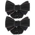 thumbnail image 1 of 2 Pcs Femmes Coiffe Professionnelle Snoods Filet à Cheveux avec Nœud Snoods pour Filles, 1 of 8