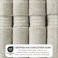 thumbnail image 3 of Great Bay Home Cotton Premium Plush 6 Piece Towel Set, Light Grey, 3 of 7