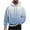 Mens Hoodies & Sweatshirts Light Blue, variant on Big & Tall Hoodies for Men with Front Pocket Pullover Plus Size M-4X Sweatshirts Long Sleeve Gradient Printed Comfort Going Out Athletic Hooded Tops