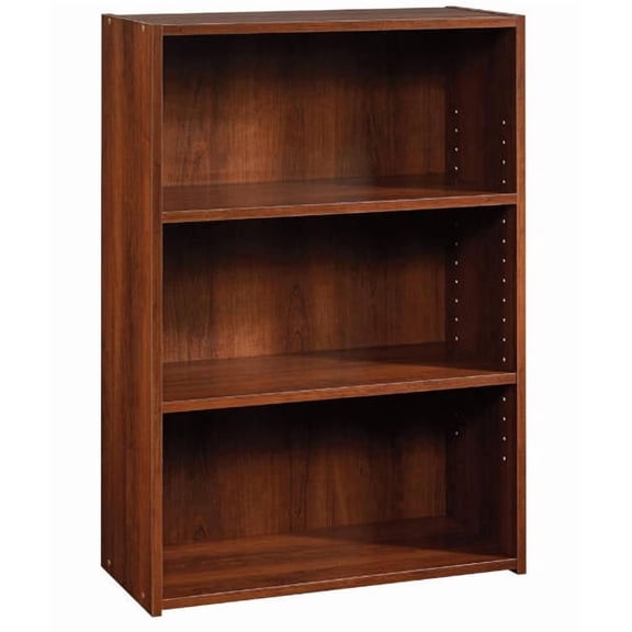 3-Shelf Bookcase, Bookshelf with Adjustable Storage Shelves