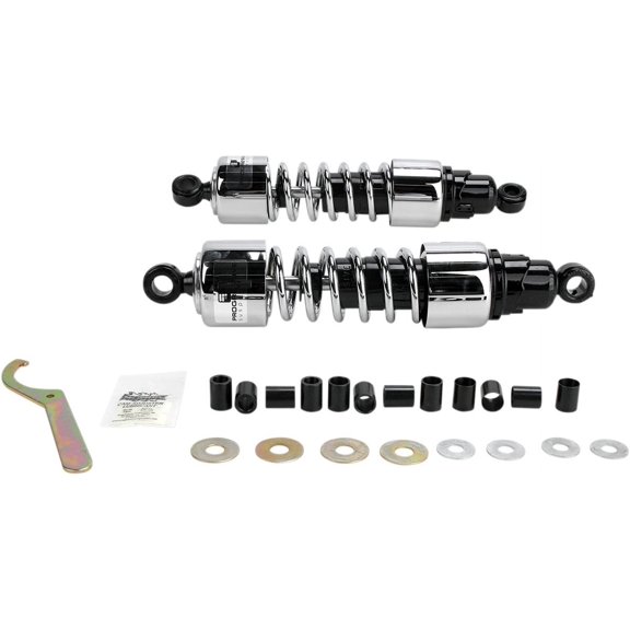 Chrome 13" Standard Low Buck Factory Replacement Rear Suspension Shock