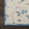 thumbnail image 3 of Nourison Bliss Transitional Floral Ivory/Multicolor 2' x 4' Area Rug, (2' x 4'), 3 of 6