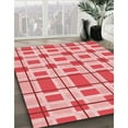 thumbnail image 2 of Ahgly Company Indoor Square Patterned Baby Pink Area Rugs, 3' Square, 2 of 6