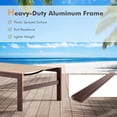 thumbnail image 6 of Gymax Aluminum Patio Chaise Lounge Outdoor Adjustable Lounge Chair W/ 6-Position Backrest, 6 of 9
