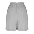 thumbnail image 4 of ABATAB Shorts for Women Dressy Summer High Waisted Solid Shorts Casual Stretchy Dressy Shorts with Pockets, 4 of 4