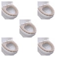 thumbnail image 2 of Toystoory 1 unidad de calentador y grueso para baño, cubierta de asiento de inodoro de tela lavable y estirable, almohadillas para Closestool, Type2 NO2 Toystoory CBP054621, 2 of 3