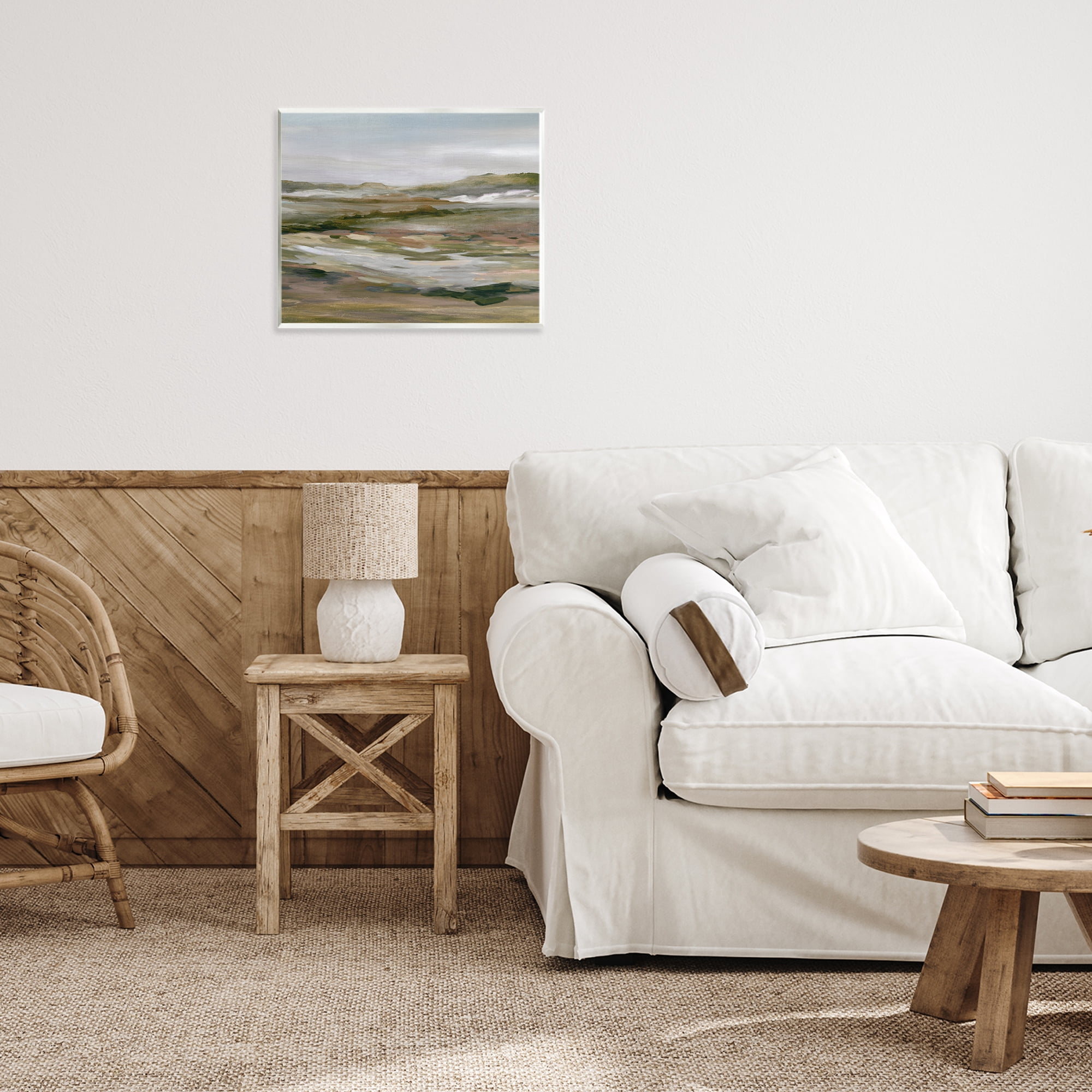 Stupell Industries Natural Meadow Abstract Horizon Wall Plaque Art, design by Carol Robinson