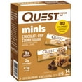 thumbnail image 4 of Quest Nutrition, Mini Protein Bars, Low Carb, Chocolate Chip Cookie Dough, 14 Count, 4 of 12