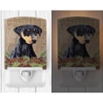 thumbnail image 2 of Doberman Faux Burlap and Pine cones Ceramic Night Light, 2 of 2