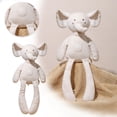 thumbnail image 2 of Soft Organic Cotton Baby First Friend, Attachment Doll for Baby, Pillow Buddy, Plush Animal Toys, Stuffed Animal Bunny, Cheeks Bow Tie Bunny, 2 of 4