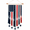 No lights, variant on Aximioll Patriotic Porch Banner with Tassels, 27 x 50 Inch, American Flag Wall Hanging Decoration with Star Pendants for 4th of July Memorial Day Veterans Day, Red White Navy Blue Indoor Outdoor