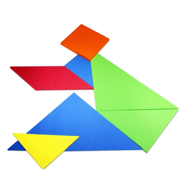Expo Tangram 39 X 39 Cm Y Tarjetas Arma Y Checa Educatodo M-1001