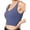 Dark Blue, variant on Women Summer Tops Fashion Women Sleeveless Casual Vest Ladies Chest pad movement Short Tank Tops Bras Small Crop Small Casual Top for Juniors Crop Top for Tween Cute Women's Blouse Camisole Dark Blue