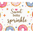 thumbnail image 3 of Adorable Sweet Baby Sprinkle Themed Banner with Colorful Donuts Stars and Confetti Background Party Decoration Baby Shower Event Supplies Photography Props, 3 of 7