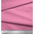 thumbnail image 2 of Soimoi Polyester Crepe Fabric Artistic Flower & Dots Print Fabric by Yard 52 Inch Wide, 2 of 3
