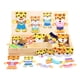 thumbnail image 2 of Juego de Rompecabezas de Madera Fiudx Para Vestir a la Familia Para Niños Juguete Montessori de Educación Temprana, 2 of 2