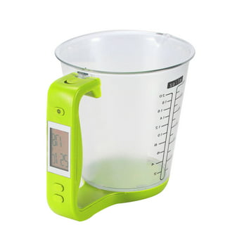 DOITOOL 1PCS Digital Measuring Cup with Scale,Digital Kitchen Food Scale  and Measuring Cup,4 Cup Liquid Measuring Cups with LCD Display for Weigh