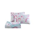 thumbnail image 4 of Kute Kids 3-Piece Ultra Soft Rainbow Superstar Multicolor Microfiber Reversible Quilt Set, Full/Queen, 4 of 5
