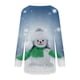thumbnail image 5 of Tops Para Mujer Blusa de Navidad Camisas de Manga Larga Otoño Moda Casual Cuello Redondo Suelto Impreso Odeerbi ODB169590, 5 of 5