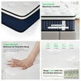 thumbnail image 3 of Behost 12 inch Queen Mattress in a Box, Euro Top Pocket Springs Mattress with 8-layer Support for Adults, Pressure Relief, 3 of 7