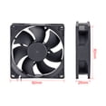 thumbnail image 2 of SNOWFAN Authorized 92mm x 92mm x 25mm 24V Brushless DC Cooling Fan #0343, 2 of 3