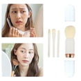 thumbnail image 6 of 1 Set Makeup Brush Set Travel Blending Foundation Contour Concealer Blusher Brush 13.5x2.7cm White, 6 of 6