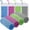 Blue,Pink,Green,Grey, variant on LIFETWO Instant Cooling Towel Set, Grey/Black, 2 Count