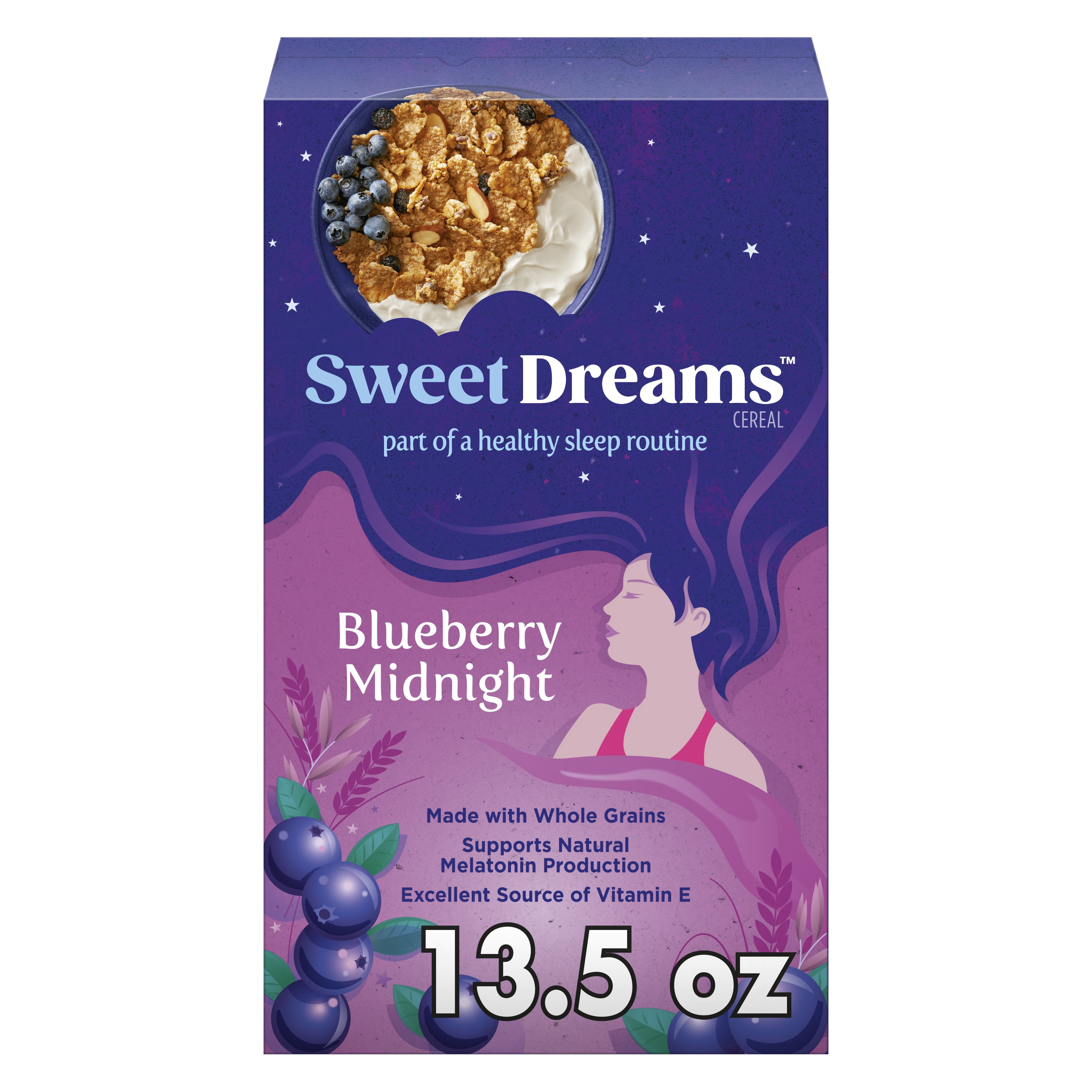 Sweet Dreams Blueberry and Almond Cereal, Night Time Blueberry