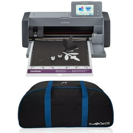 Brother ScanNCut SDX125EGY Electronic DIY Cutting Machine with Scanner Plus CADXDUFFLEG Duffle Bag